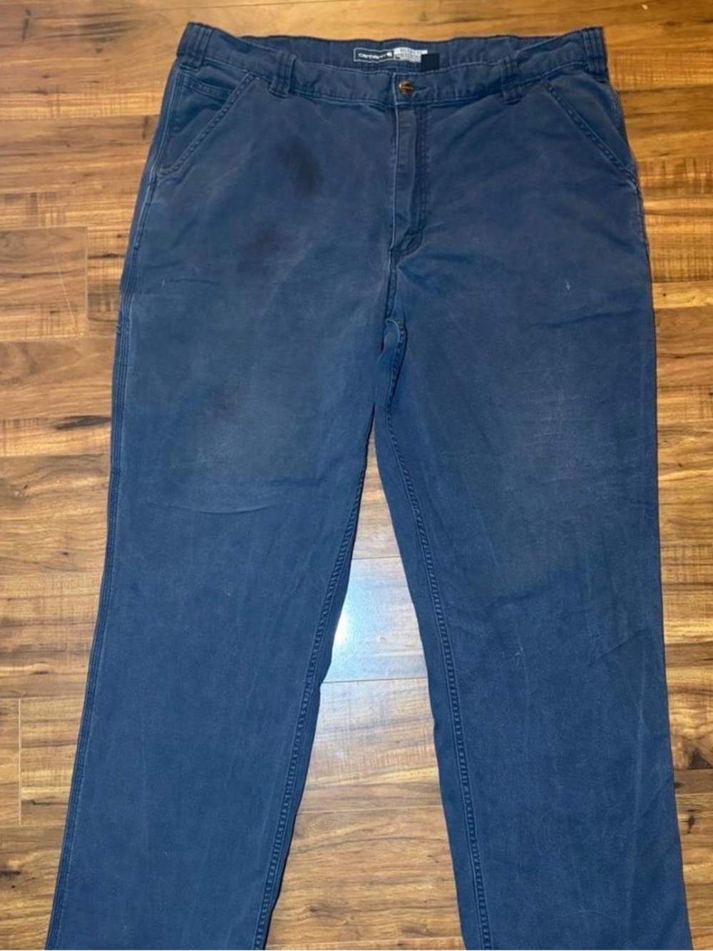 Carhartt Navy Straight Leg Carpenter Pants